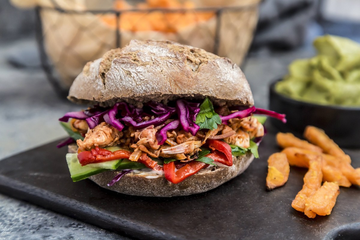 Veganes Comfort Food: Jackfruit-Burger