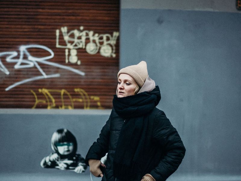Frau in Berlin