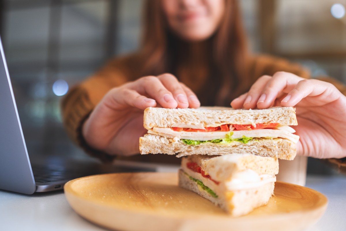 veganer Käse Sandwich