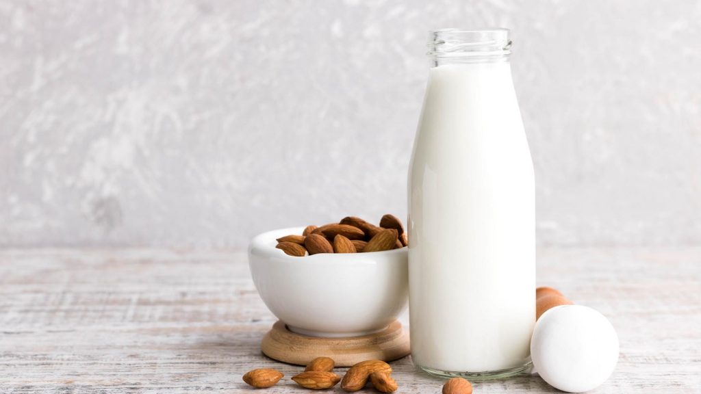 Almonds and almond milk