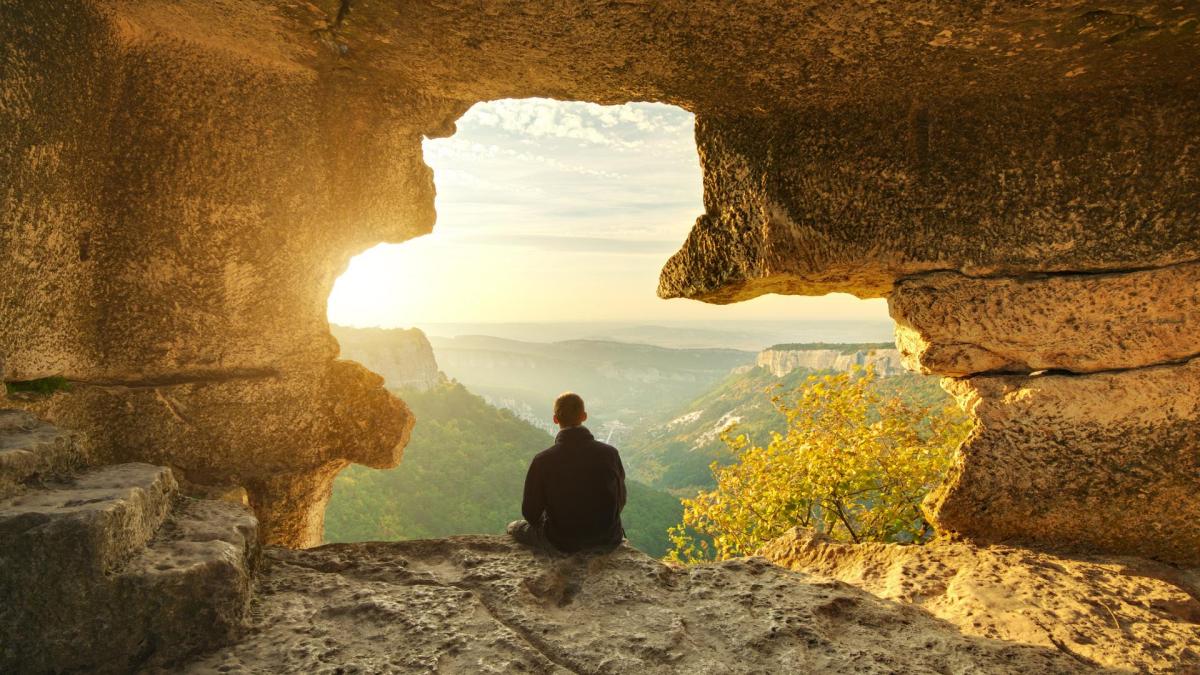 Höhle wandern natur Sonnenaufgang