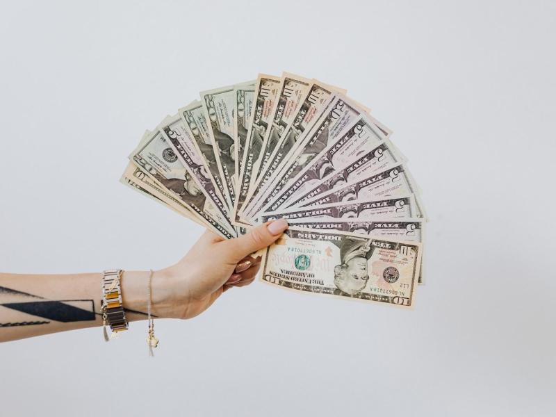 Weihnachtsgeld, Hand, Geld