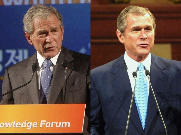 Geroge W. Bush 2009 und 2001