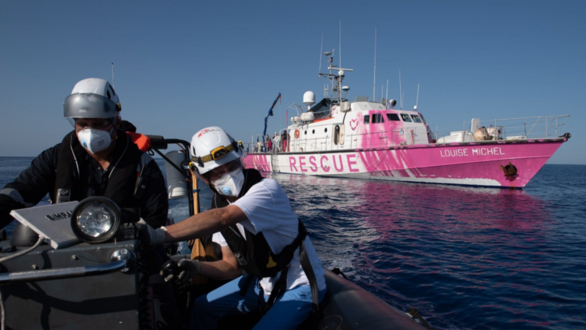 Banksy spendet Schiff für Seenotrettung