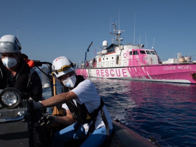 Banksy spendet Schiff für Seenotrettung