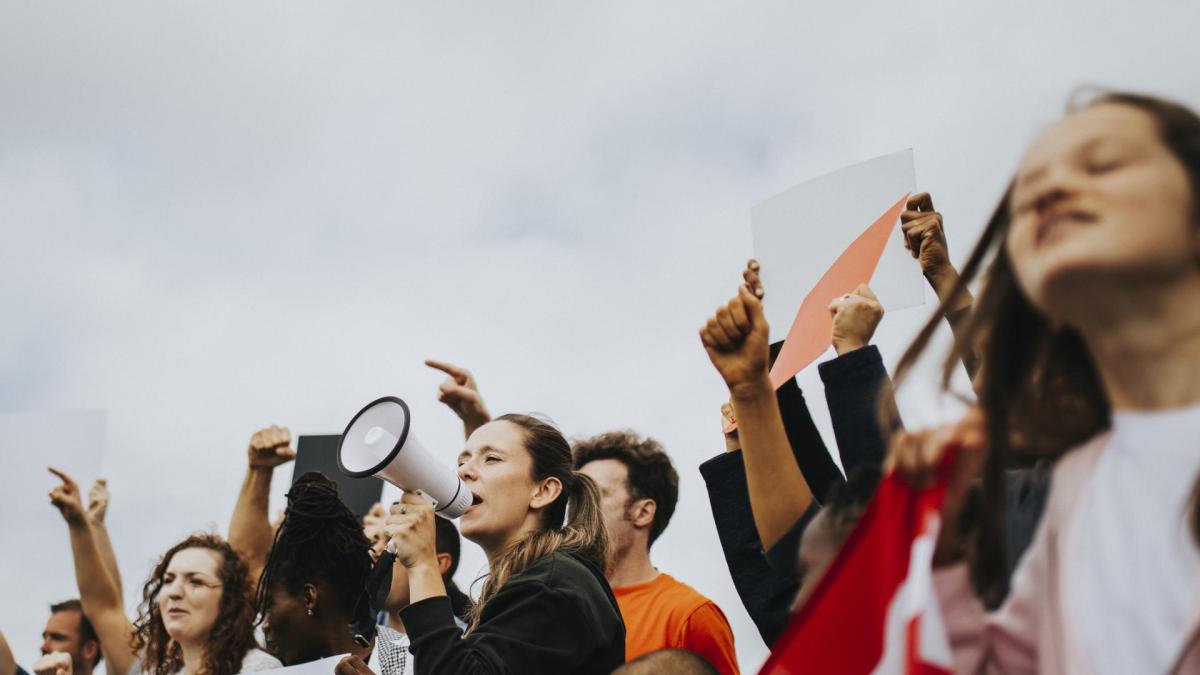 Demonstration mikrofon