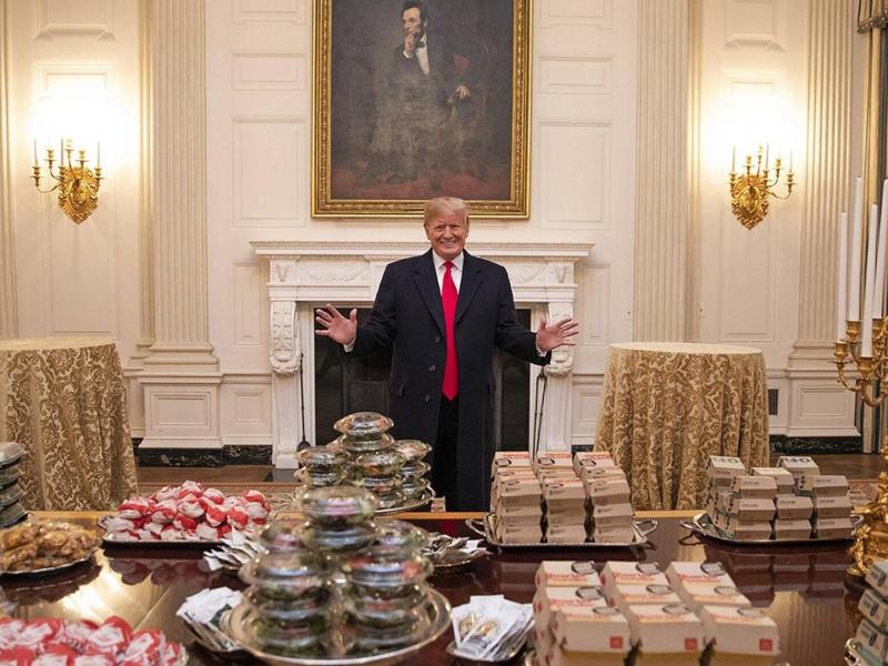 Donald Trump liebt Fast Food