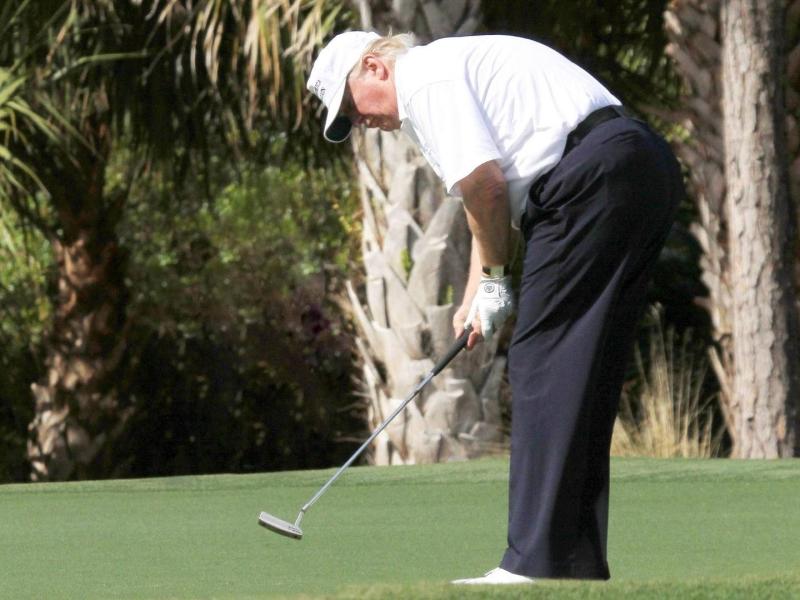 Donald Trumps Golfen ist teuer