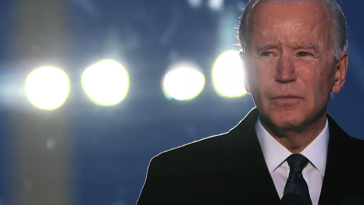 Joe Biden am Abend vor seiner Amtseinführung