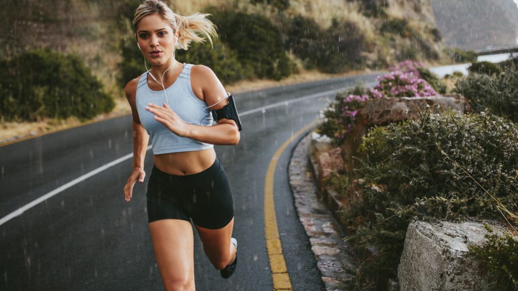 Woman running