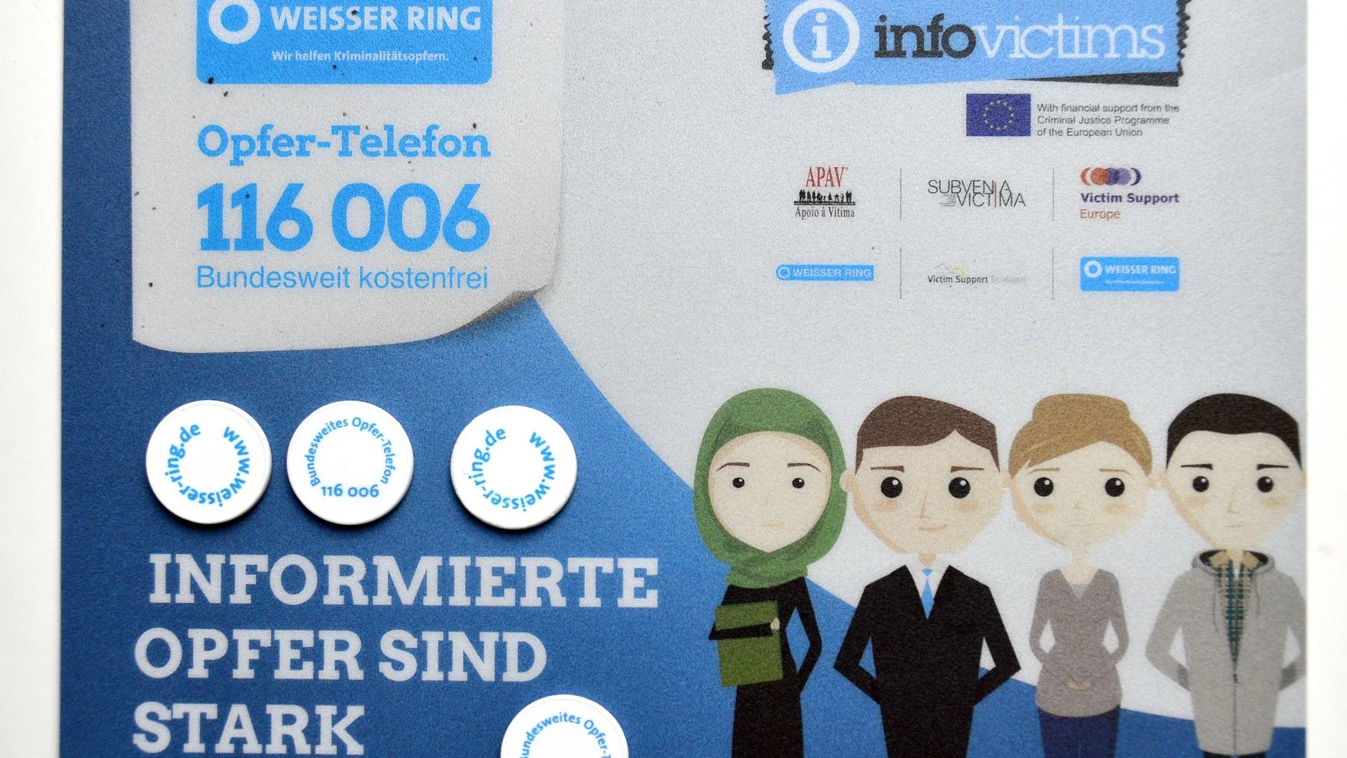Infobroschüre für Opfer von Ko Tropfen