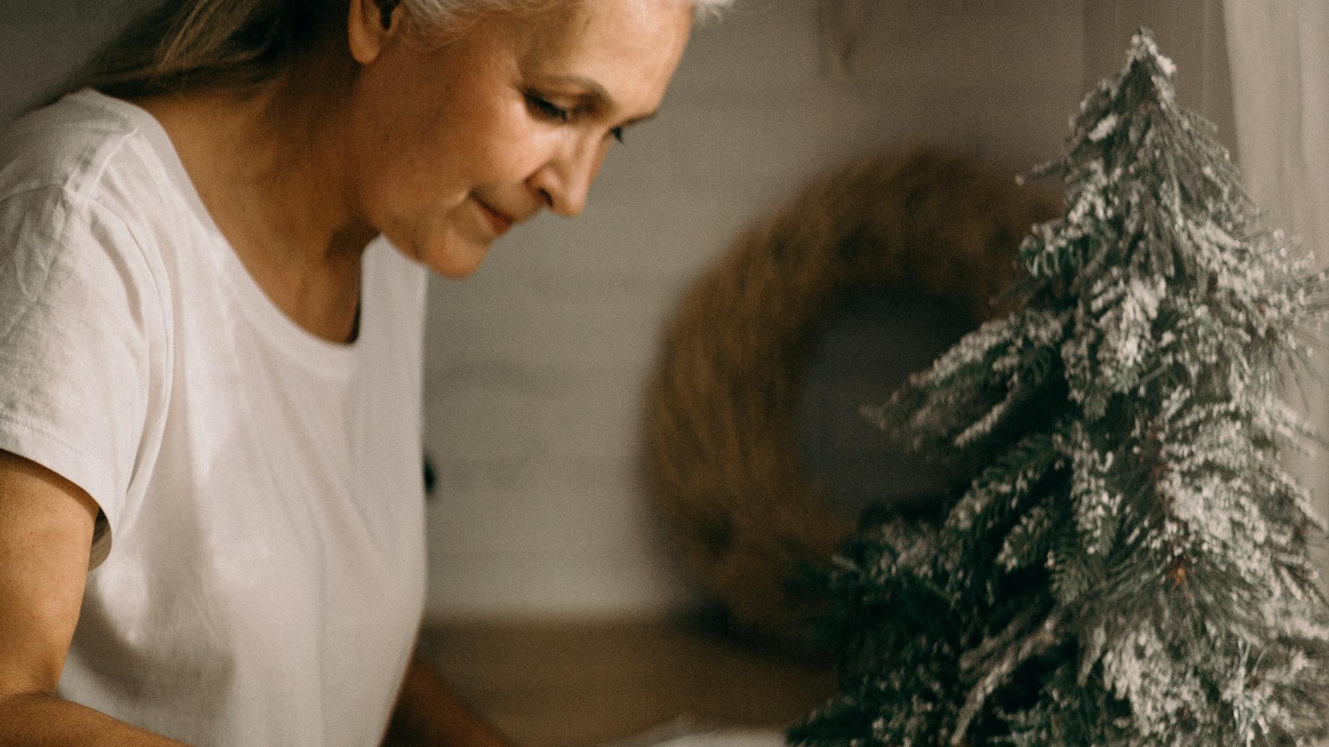 Older Woman Cooking