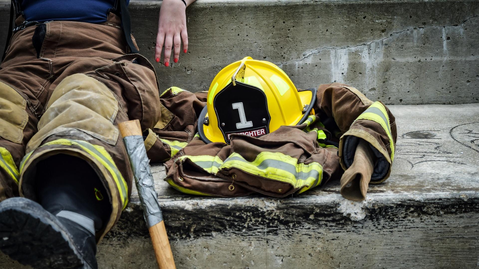 Feuerwehrfrau leidte an Burnout
