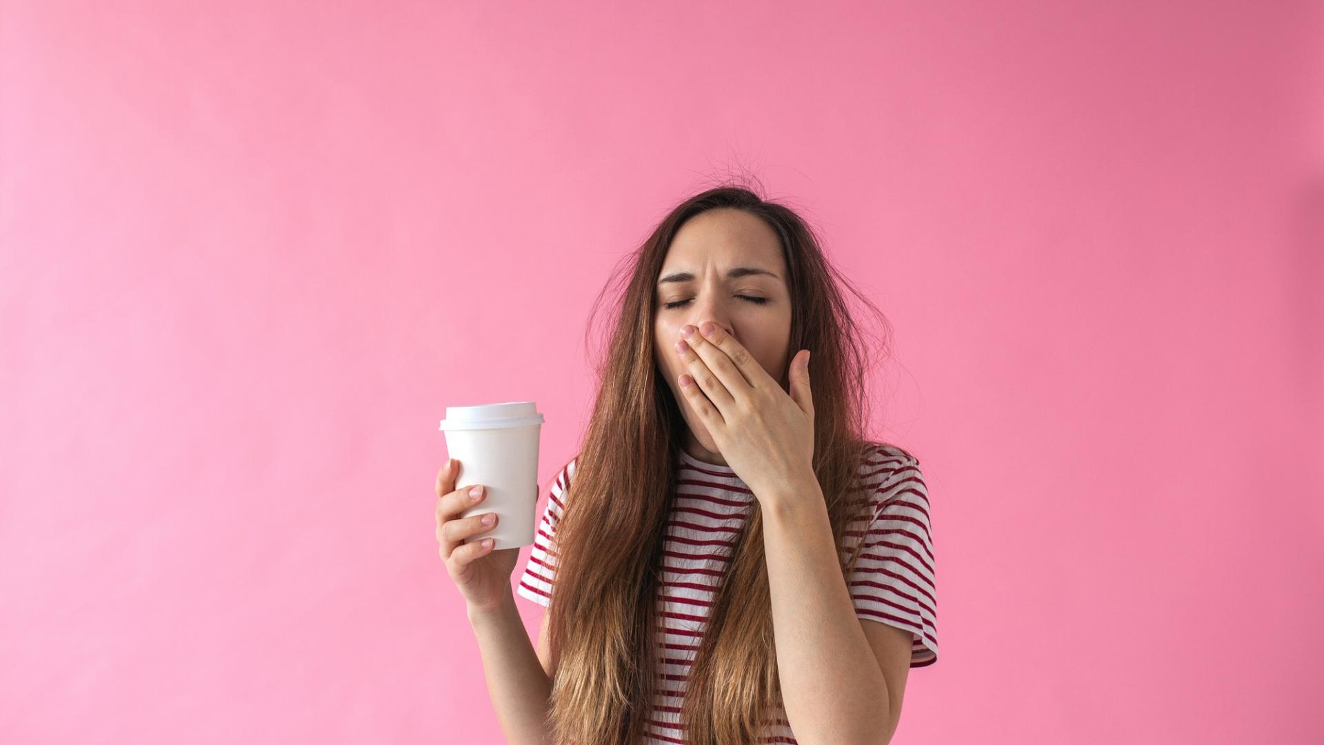 Frau Kaffee Müde