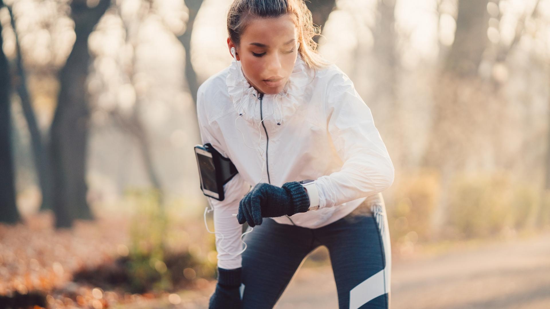 Frau Joggen Draußen