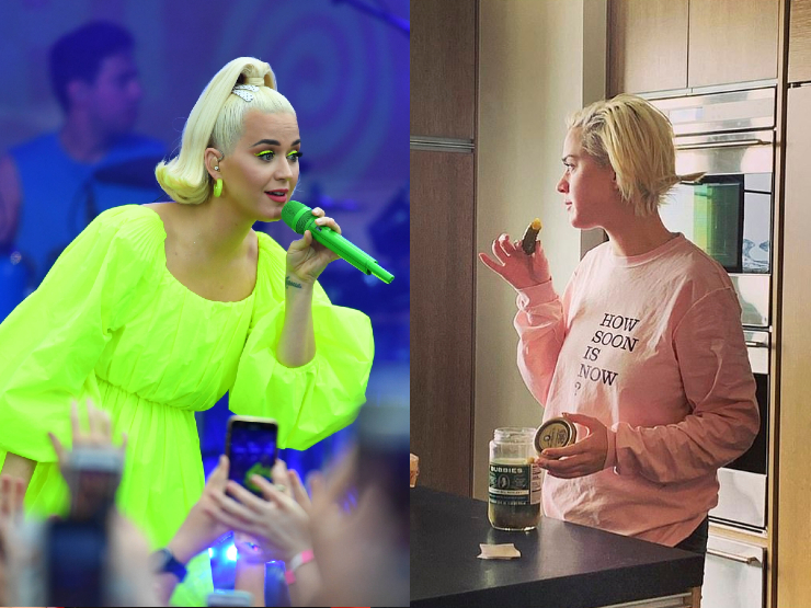 Katy Perry ungeschminkt in Corona-Quarantäne