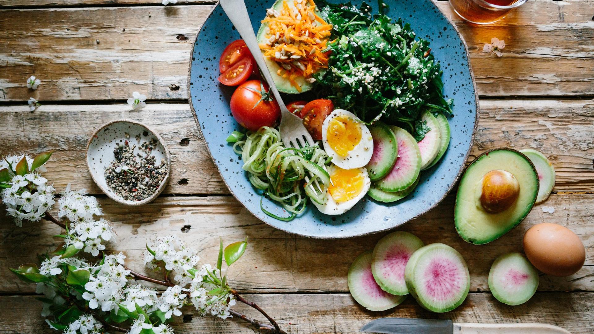 vegetarisch leben, Teller, Ernährung