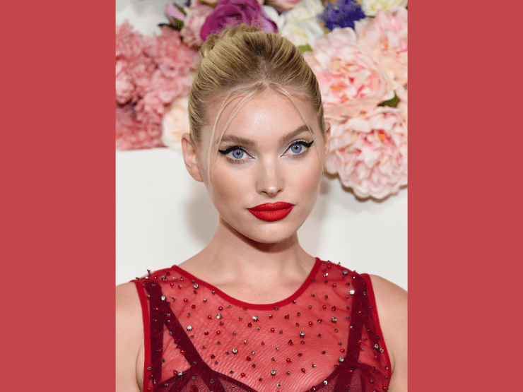 Roter Lippenstift, Elsa Hosk