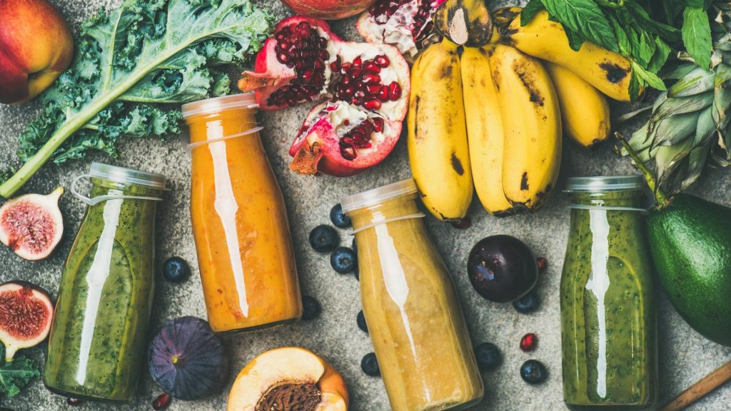 Smoothie, Gemüse, Obst, Superfood, Ernährung während der Periode