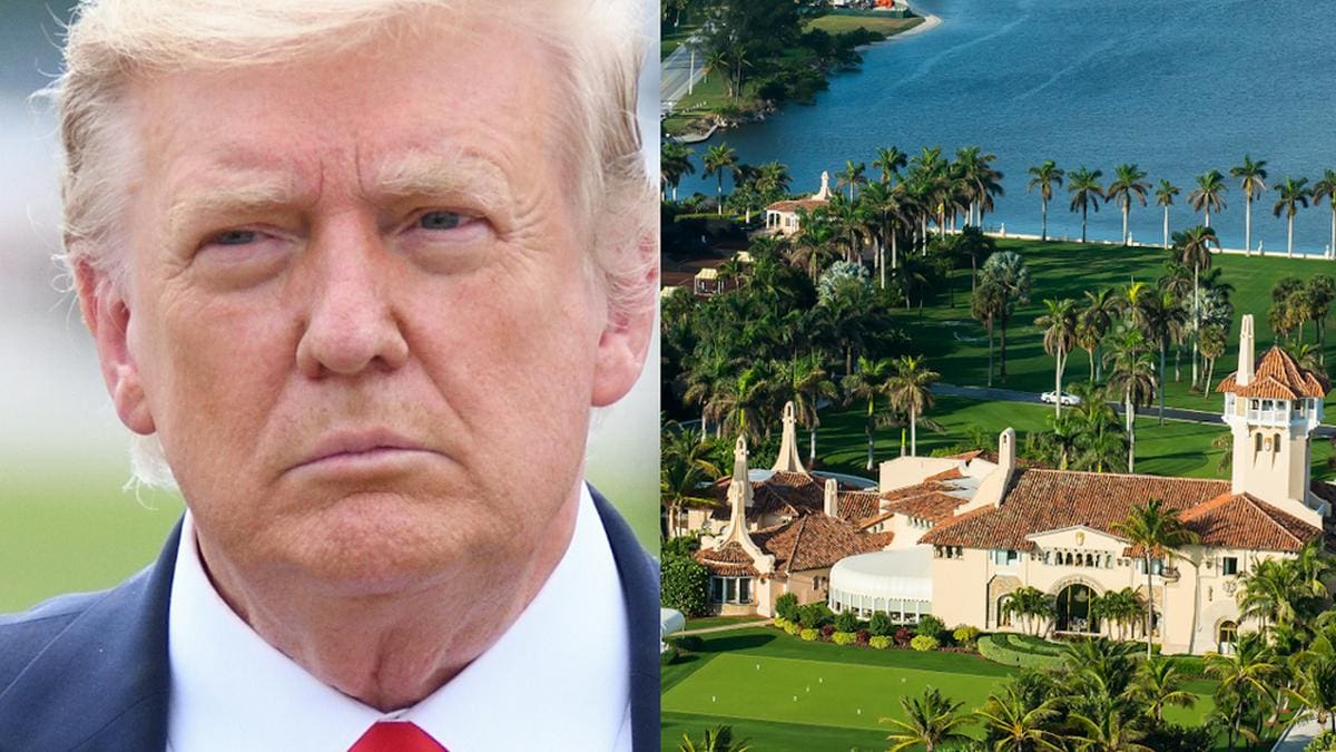 Donald Trump lebt seit dem Auszug aus dem Weißen Haus in seinem Luxusresort in Palm Beach.. © Evan El-Amin/shutterstock.com; FloridaStoc/shutterstock.com [M]