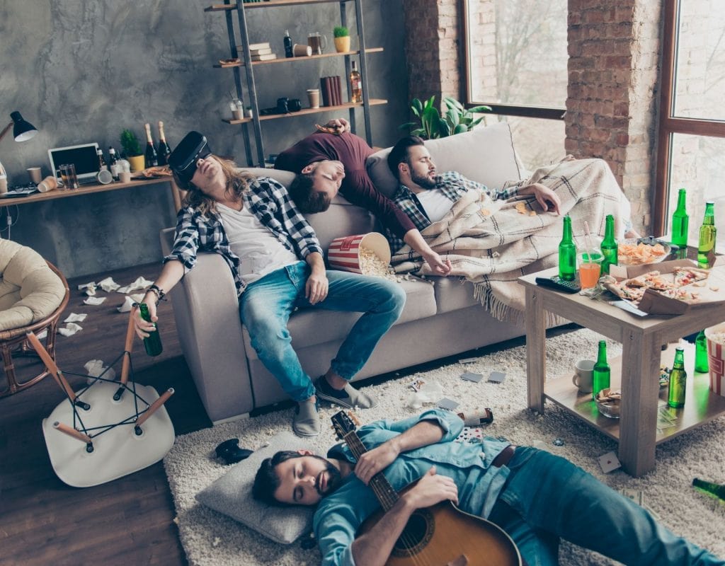 alkohol kater hangover party freunde