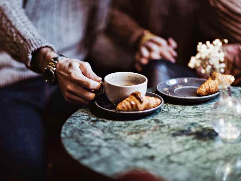 kaffee schweden croissant frühstück cafe