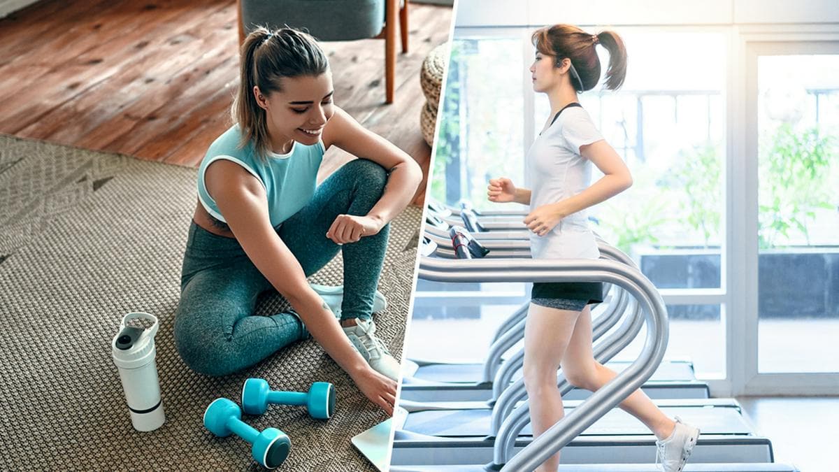 Sowohl Homeworkouts als auch Fitnessstudios bringen ihre Vor- und Nachteile mit sich.. © [M] ORION PRODUCTION / jaboo2foto / Shutterstock.com