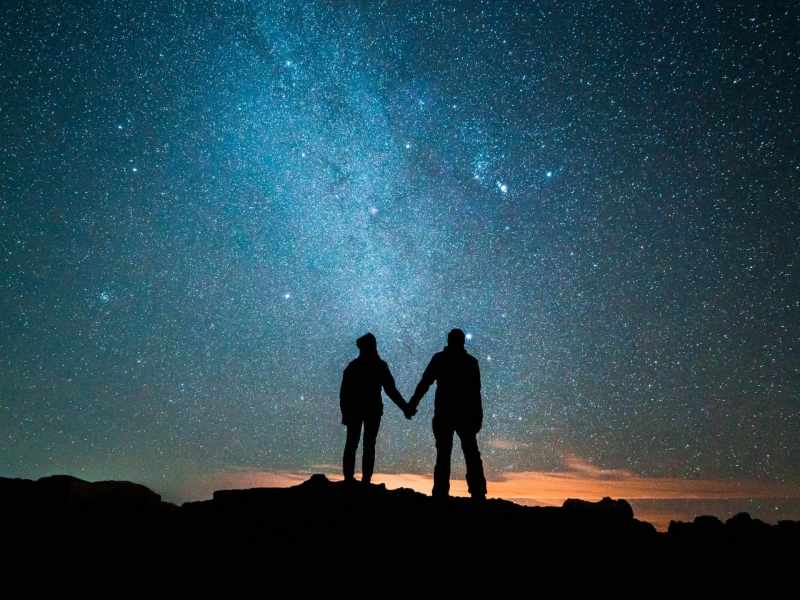 Sternenhimmel Astro-Love couple date