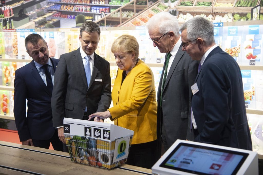 Angela Merkel supermarkt quengelware