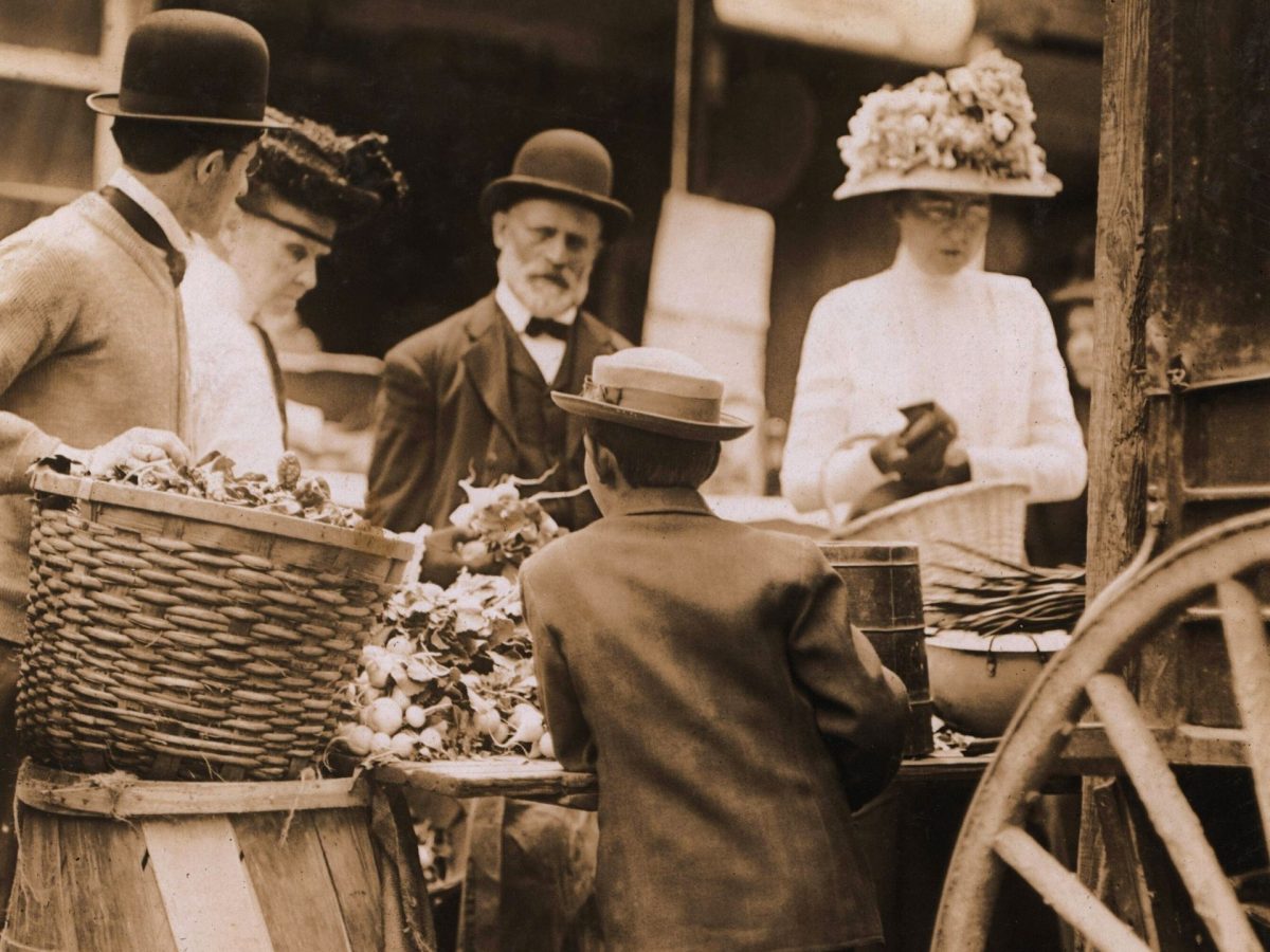 markt früher vintage
