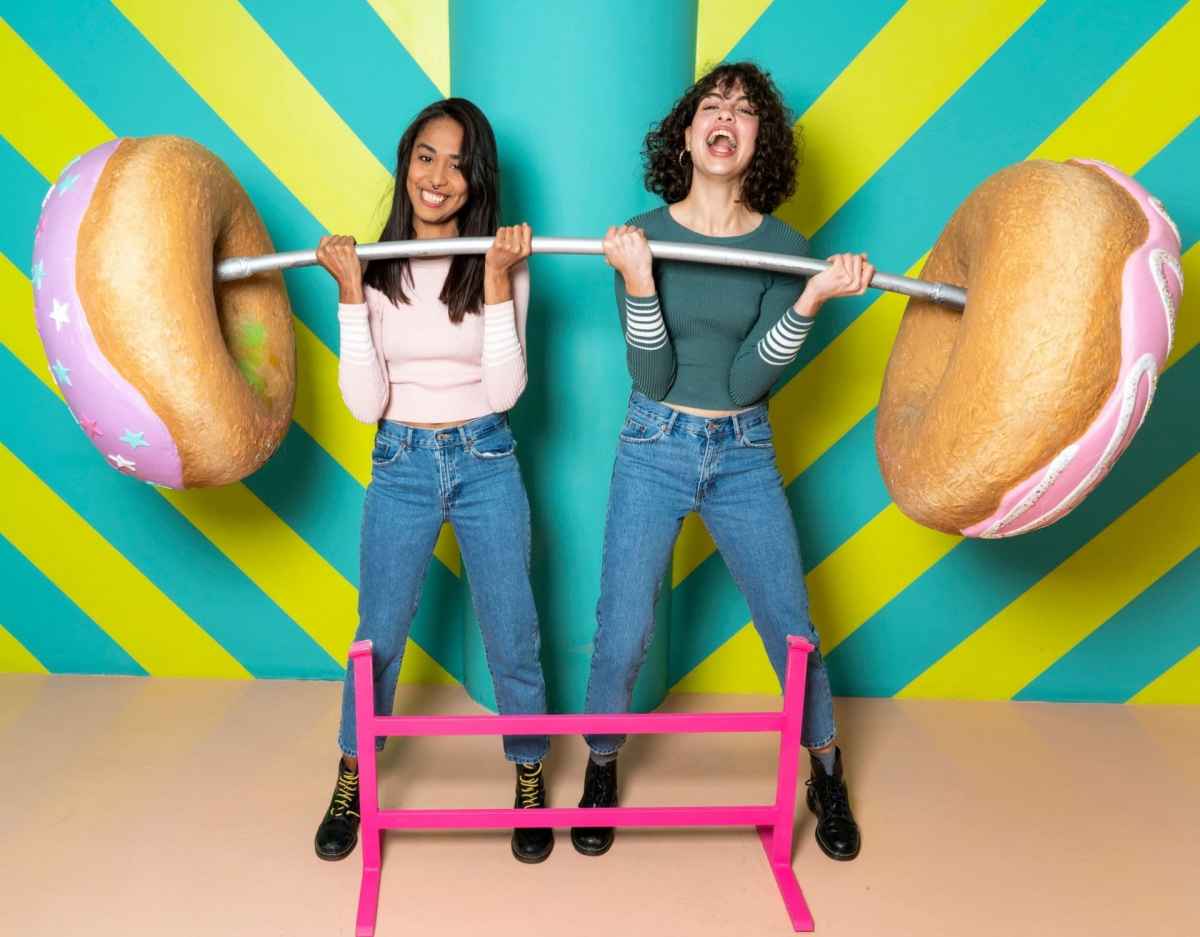 Dickmacher Gewichtheben Donuts