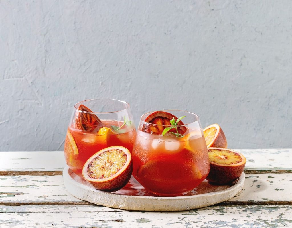 Sommer Cocktails Blood Orange Mimosa