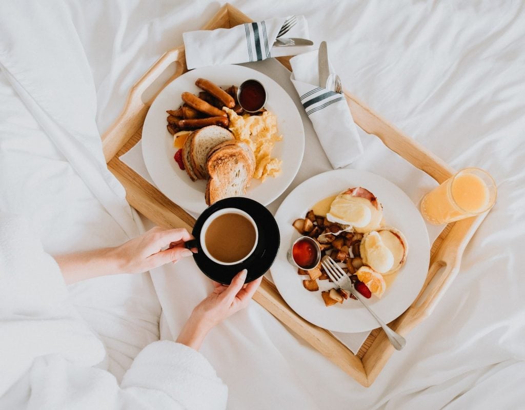 Frühstück im Bett