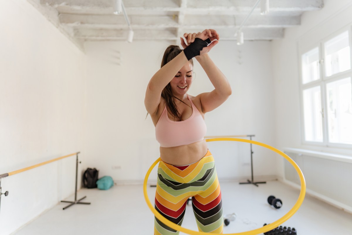 Frau Hula Hoop