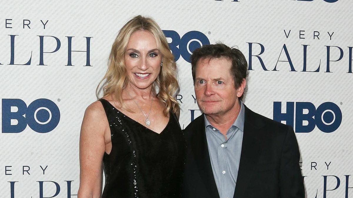 Michael J. Fox an der Seite seiner Frau Tracy Pollan