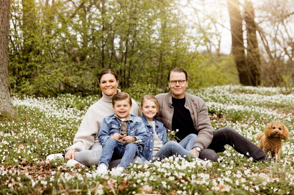 Prinzessin Victoria mit Ehemann und Kindern