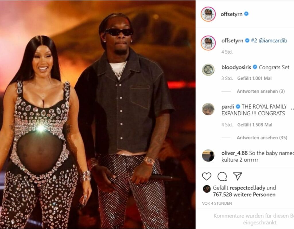 Cardi B mit Ehemann Offset