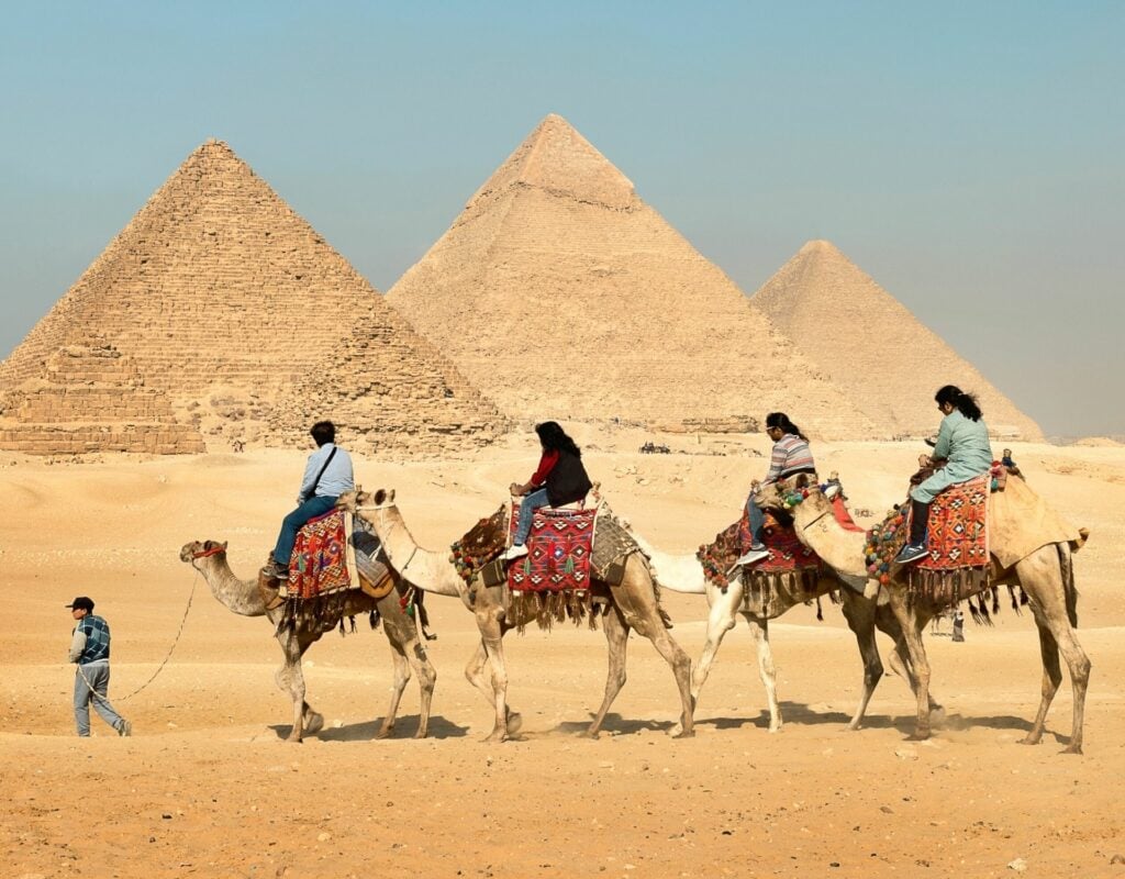 ägypten pyramiden kamele