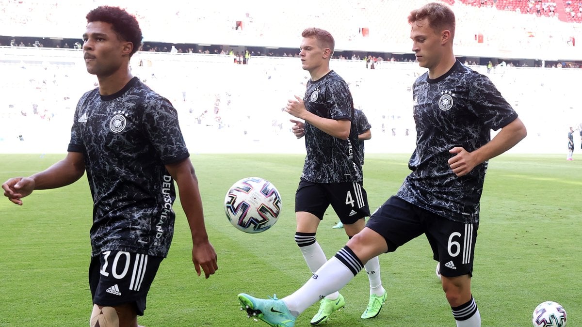 Nicht nur mit dem Ball begeistern die DFB-Stars.. © Alex Grimm - UEFA/UEFA via Getty Images