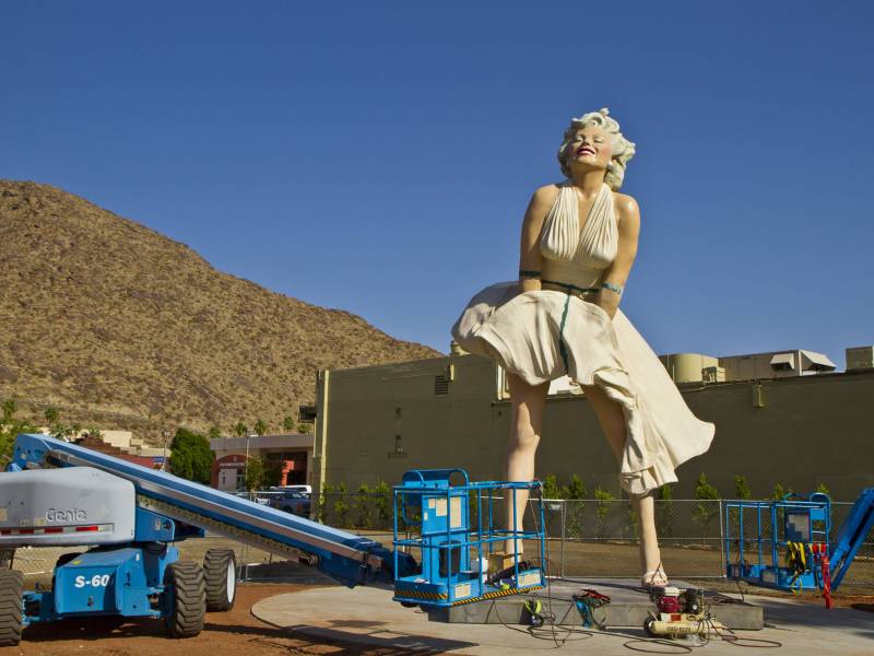 Marilyn Monroe-Statue