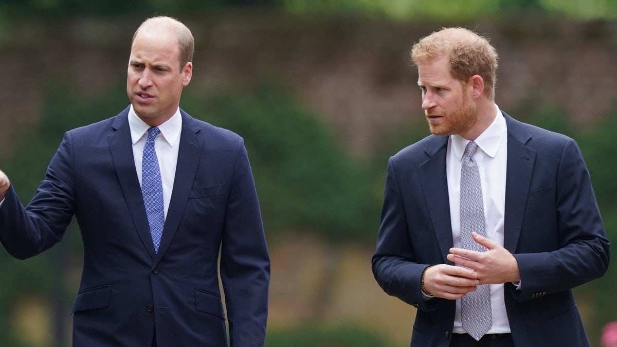 Prinz William und Prinz Harry gemeinsam in London.. © imago/i Images