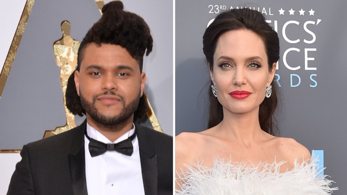 The Weeknd und Angelina Jolie sollen ein weiteres Date gehabt haben.. © Featureflash Photo Agency/Shutterstock.com / DFree/Shutterstock.com