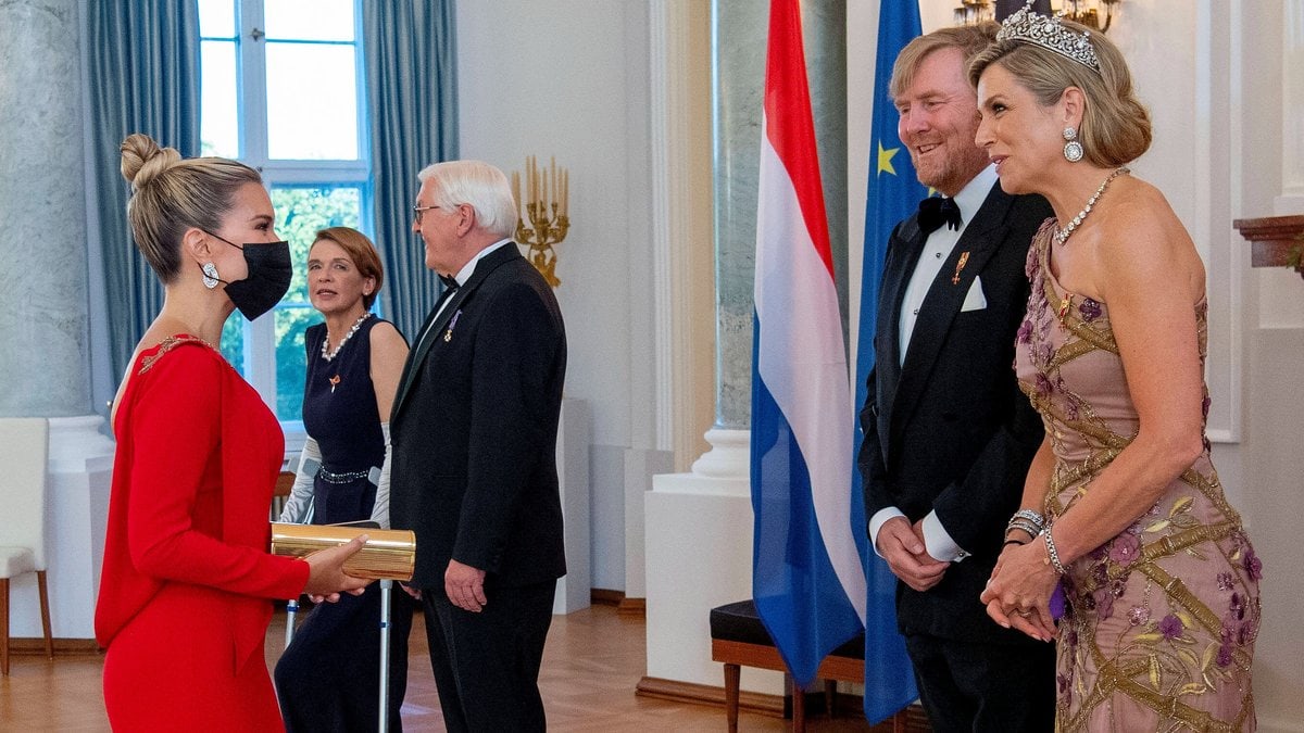 Sylvie Meis traf auf Königin Máxima der Niederland und König Willem-Alexander. © imago/PPE