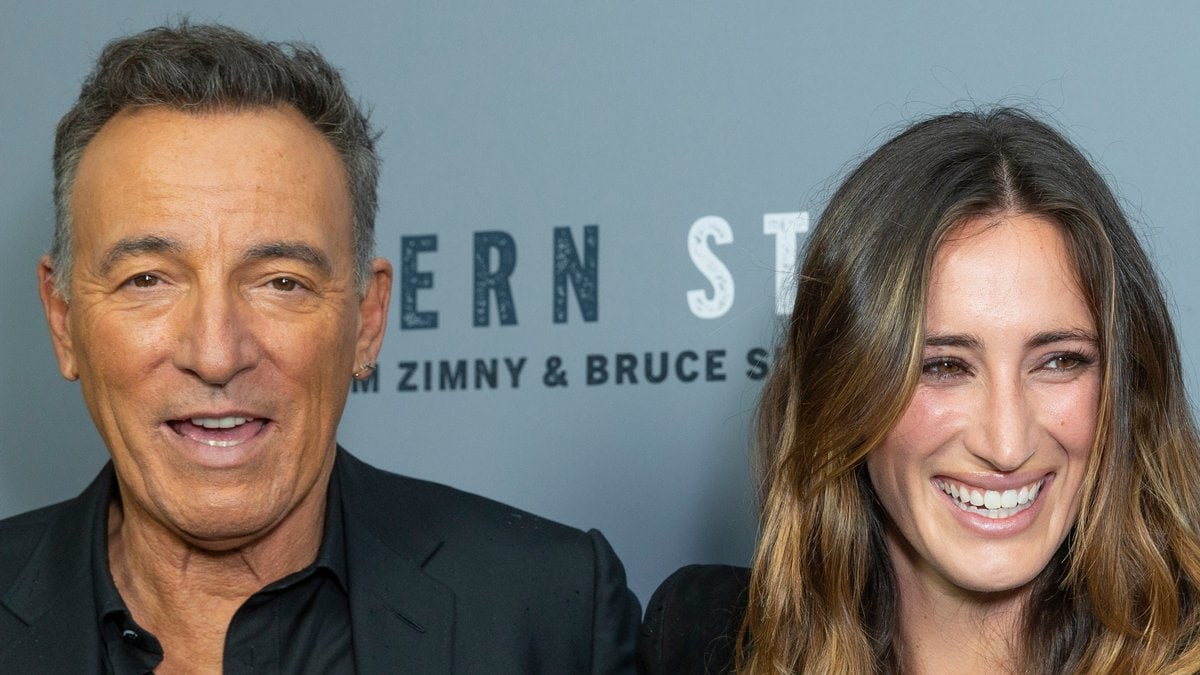 Bruce Springsteen mit seiner Tochter Jessica.. © lev radin