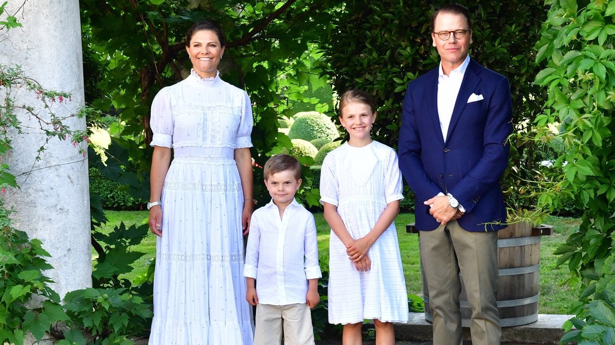 Victoria von Schweden mit ihrer Familie. © imago images/TT