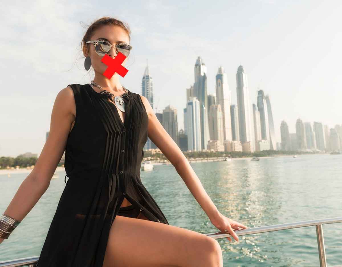 frau in dubai