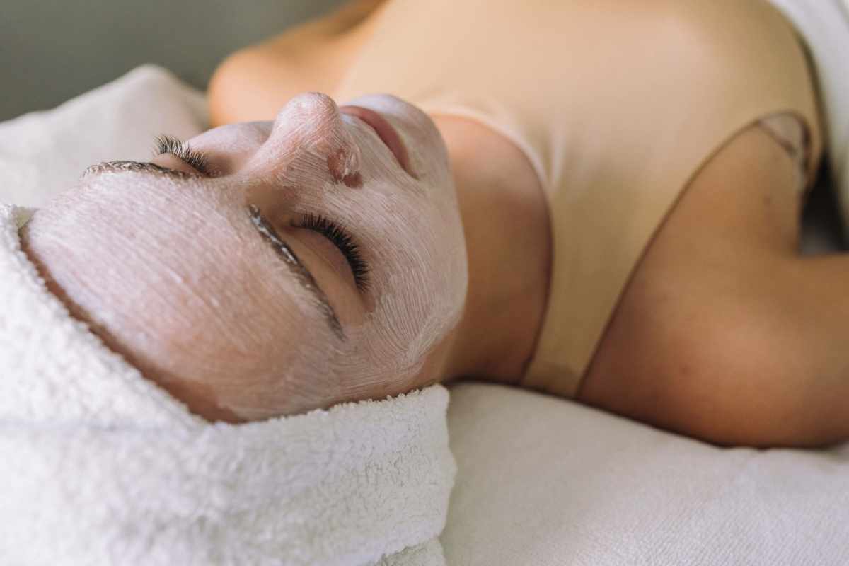 Frau Maske Spa