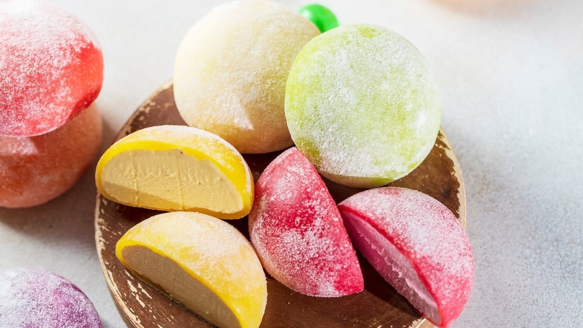 Mochi-Eis ist der neue Trend-Snack aus Japan und perfekt als Abkühlung im Sommer.. © Gulsina/shutterstock.com