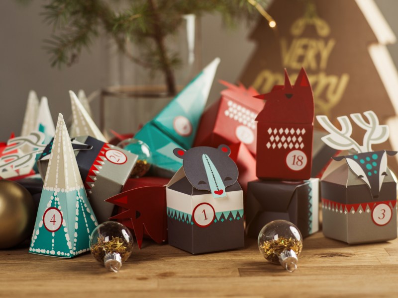 Adventskalender zum Selberbefüllen