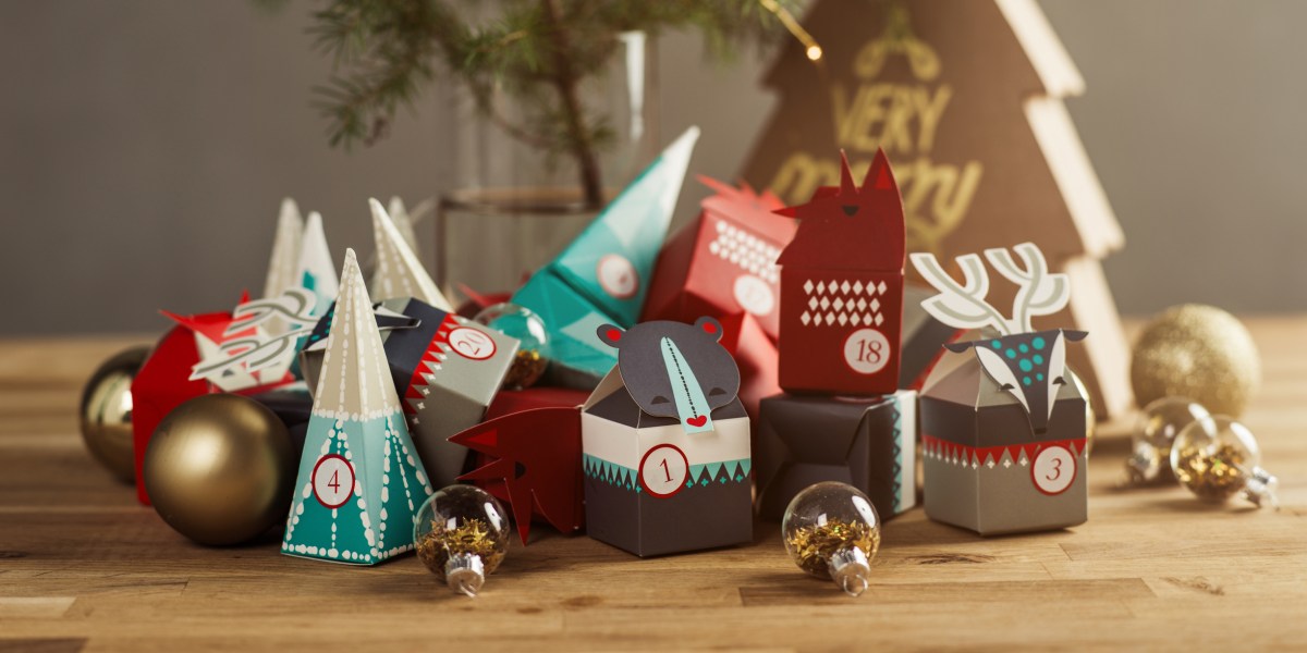 Adventskalender zum Selberbefüllen